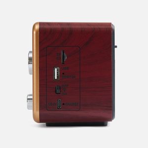 Bluetooth-колонка с радио Listenberg (коричневый)