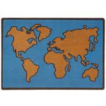 Коврик для входной двери World Map
