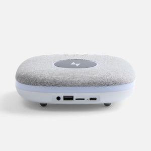 Bluetooth-колонка с беспроводной зарядкой и подсветкой Terrafonic (серый)