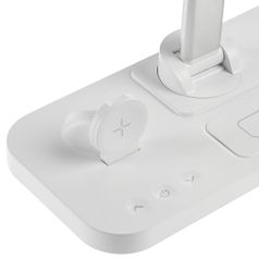 Настольная лампа с беспроводной зарядкой Power Light (белый)