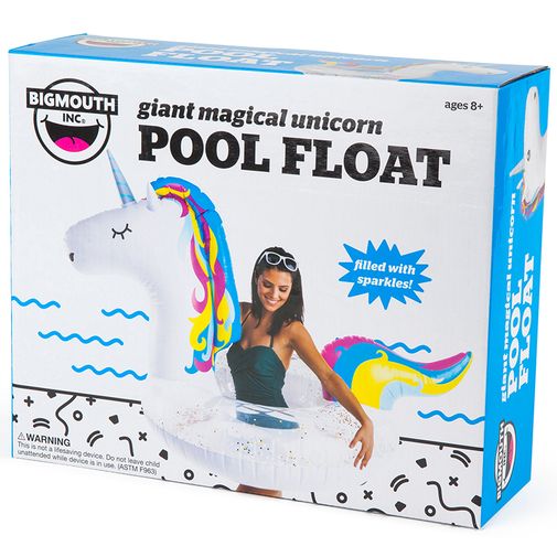 Надувной круг Unicorn Glitter