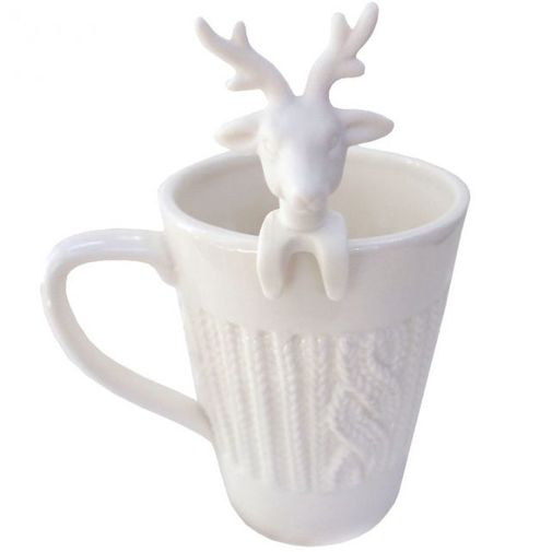 Кружка с ложкой Олень Кружка с ложкой Олень