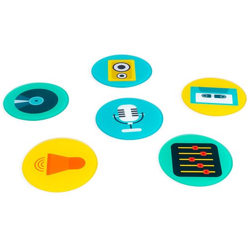 Подставки под стаканы Music (6 шт.) Подставки под стаканы Music (6 шт.)