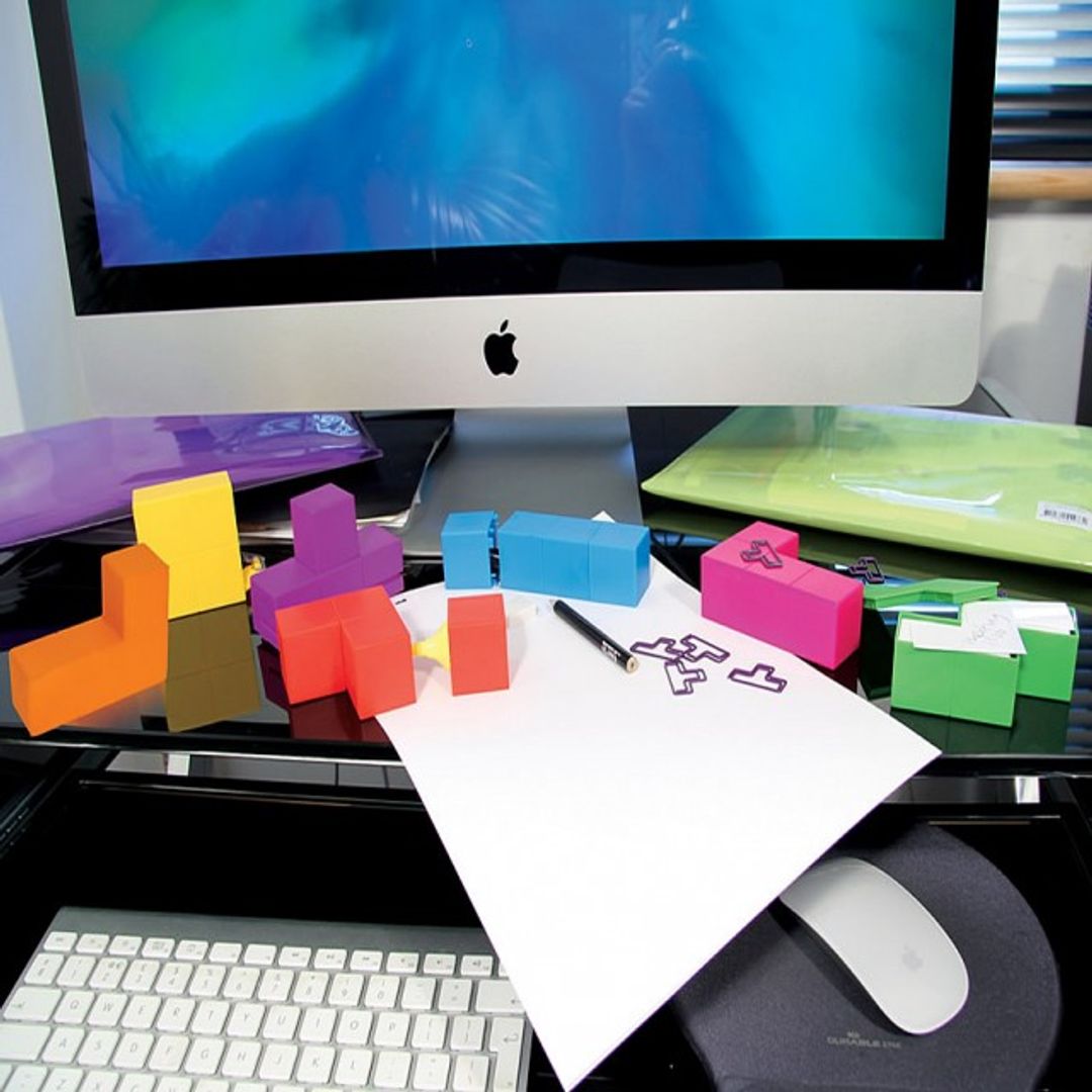 Канцелярский набор Тетрис (7 шт.) Канцелярский набор Тетрис (7 шт.)