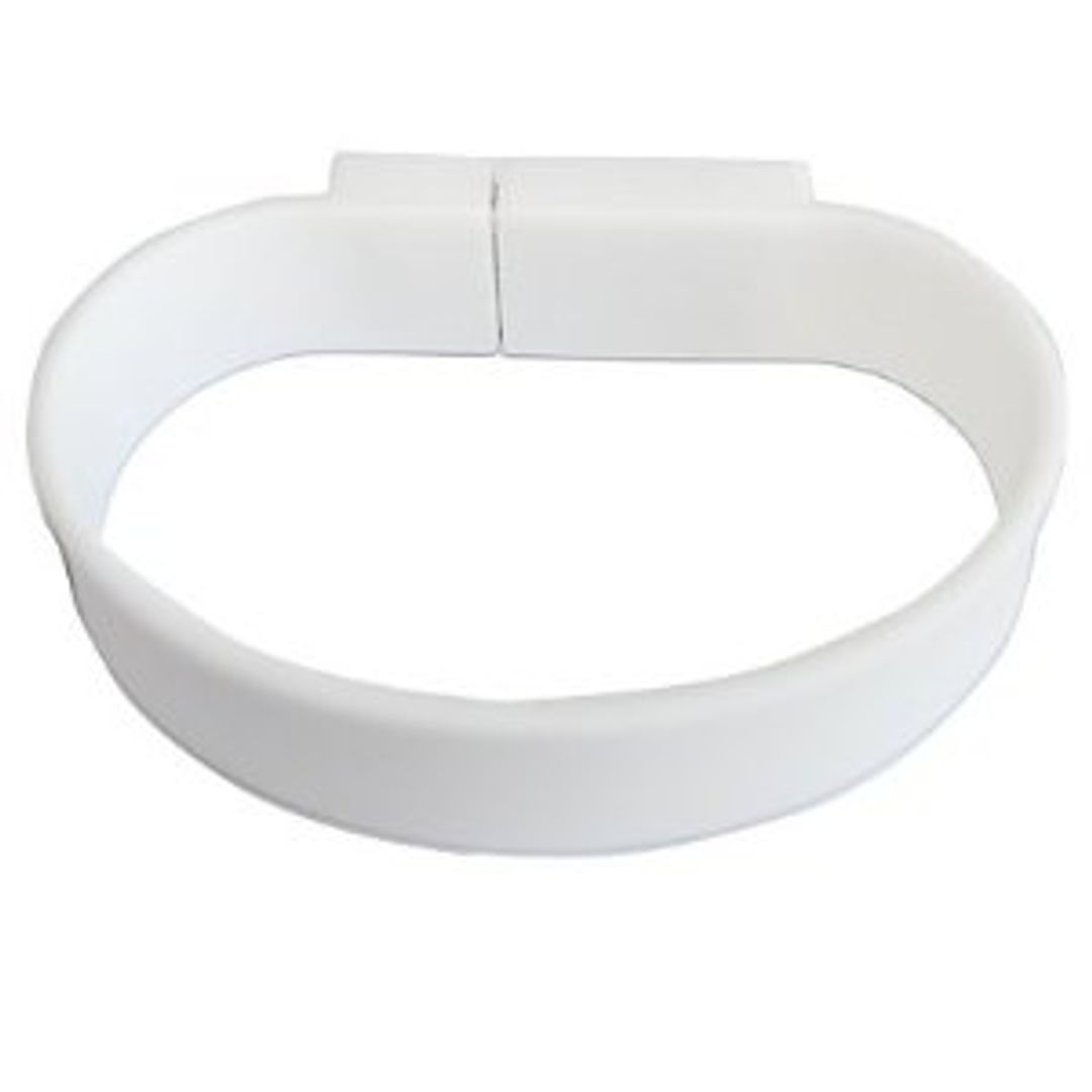 Флешка Браслет Белый 4 Гб Флешка Браслет Белый 4 Гб