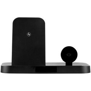 Зарядная станция с часами Clock Nest (Черная)