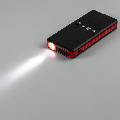 Аккумулятор с беспроводной зарядкой Holiday Maker Wireless, 10000 мАч (Красный) Аккумулятор с беспроводной зарядкой Holiday Maker Wireless, 10000 мАч (Красный)