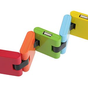 USB Хаб Змейка Квадратная