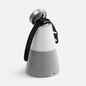 Bluetooth-колонка с беспроводной зарядкой и подсветкой Cone Sonance (серый)