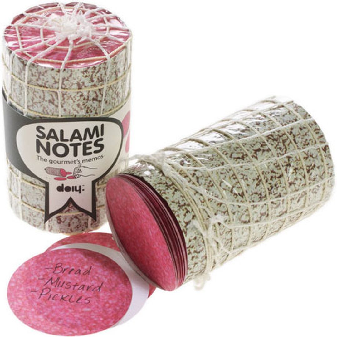 Блок для записей Салями Salami Закрытый и открытый блоки Блок для записей Салями Salami Закрытый и открытый блоки