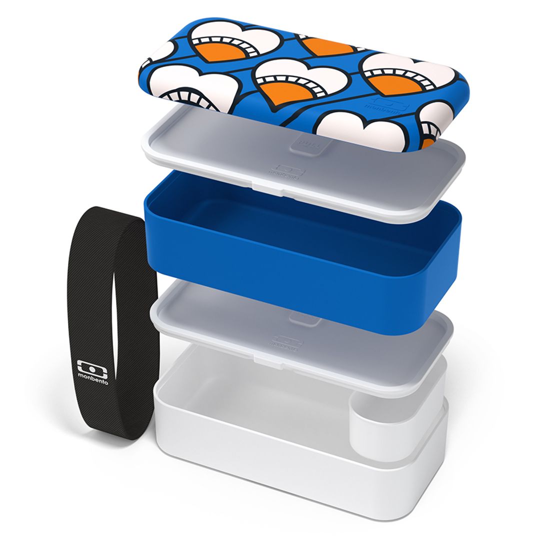 Ланч-бокс Monbento Original (Heart Blue) Ланч-бокс Monbento Original (Heart Blue)