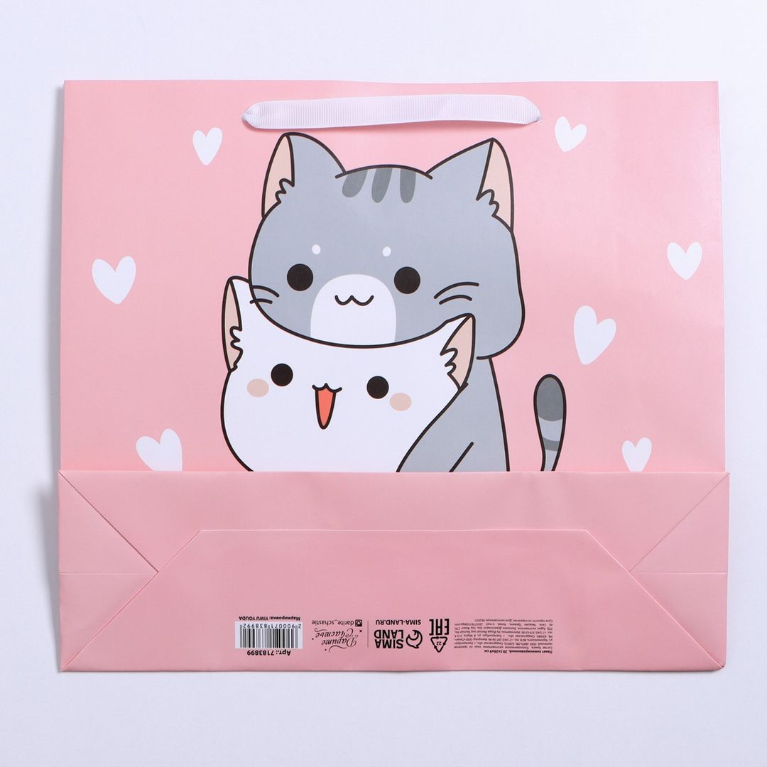 Подарочный пакет Киса (30 х 26 х 9 см) Подарочный пакет Киса (30 х 26 х 9 см)