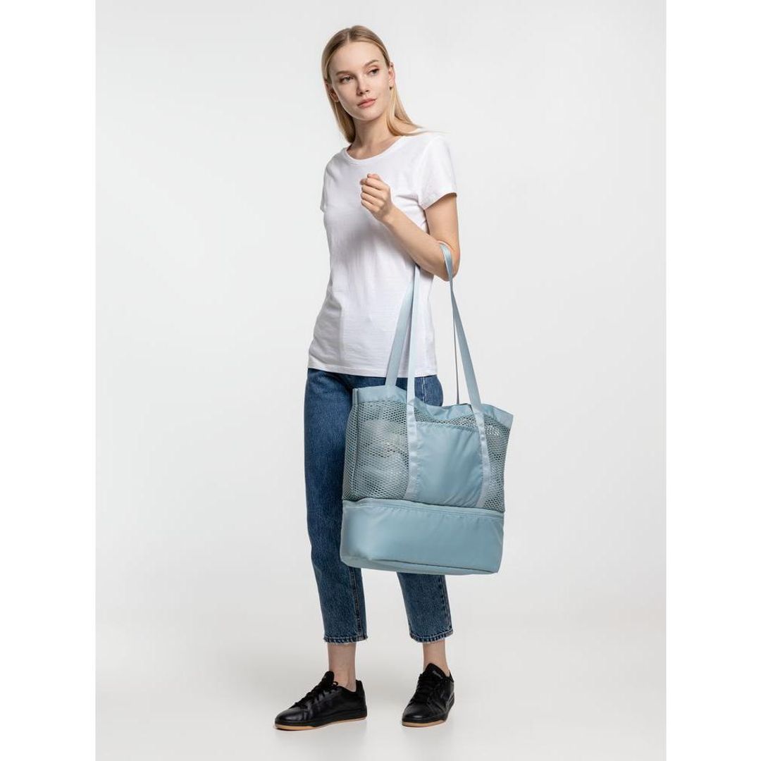 Шопер с термоотделением Verkko (Серо-голубой) Шопер с термоотделением Verkko (Серо-голубой)