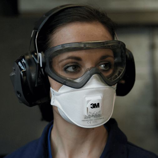 Респиратор 3М Aura 9332+ FFP3 с клапаном выдоха (1 шт) Респиратор 3М Aura 9332+ FFP3 с клапаном выдоха (1 шт)