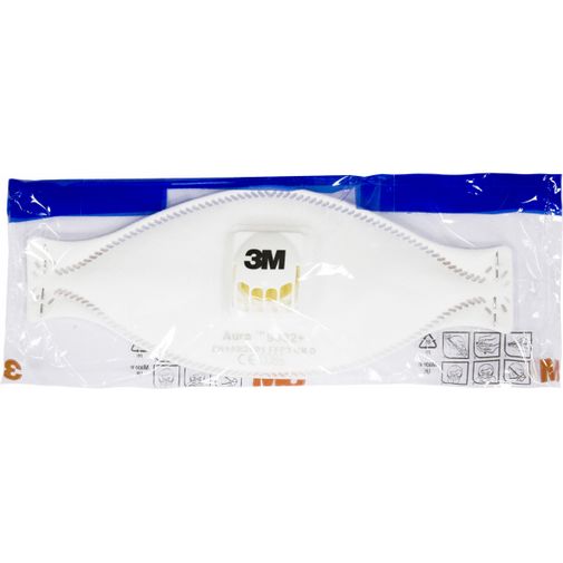 Респиратор 3М Aura 9332+ FFP3 с клапаном выдоха (1 шт) Респиратор 3М Aura 9332+ FFP3 с клапаном выдоха (1 шт)