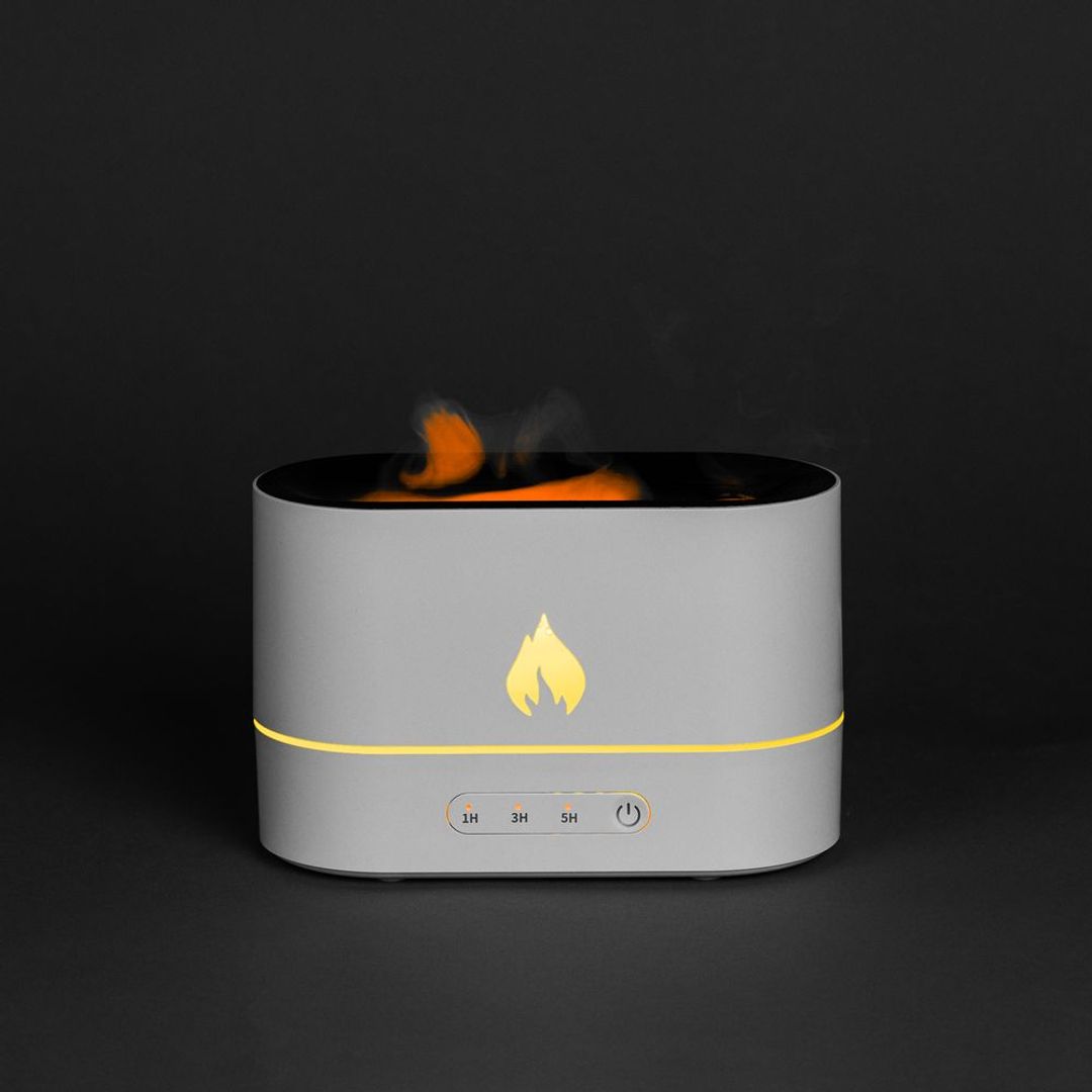 Увлажнитель-ароматизатор пламя Fuego (Белый) Увлажнитель-ароматизатор пламя Fuego (Белый)