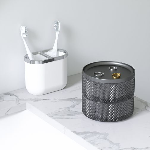 Шкатулка для украшений Tesora дымчатая Шкатулка для украшений Tesora дымчатая