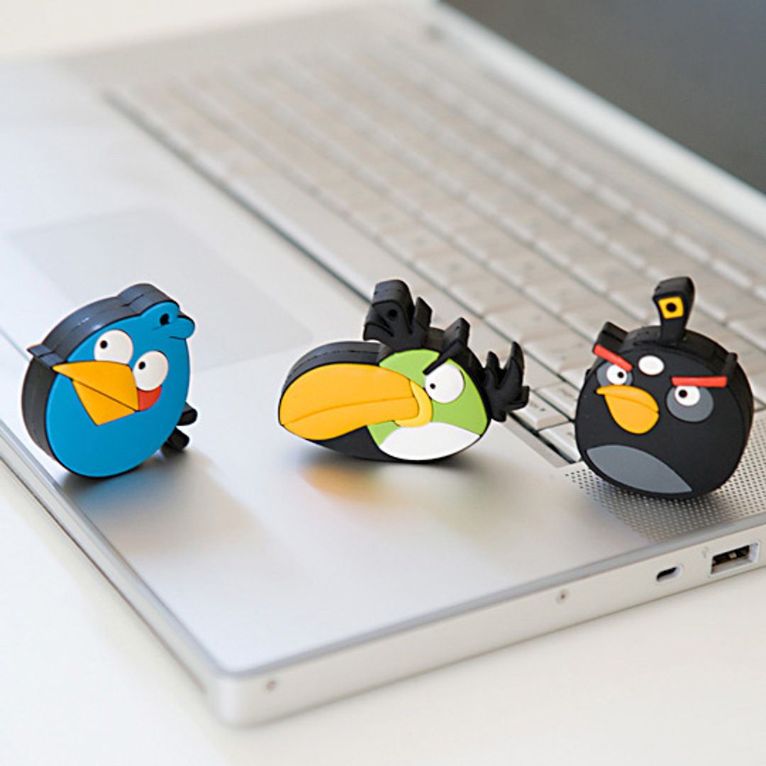 Флешка Angry Birds Синяя птичка 4 Гб Флешка Angry Birds Синяя птичка 4 Гб