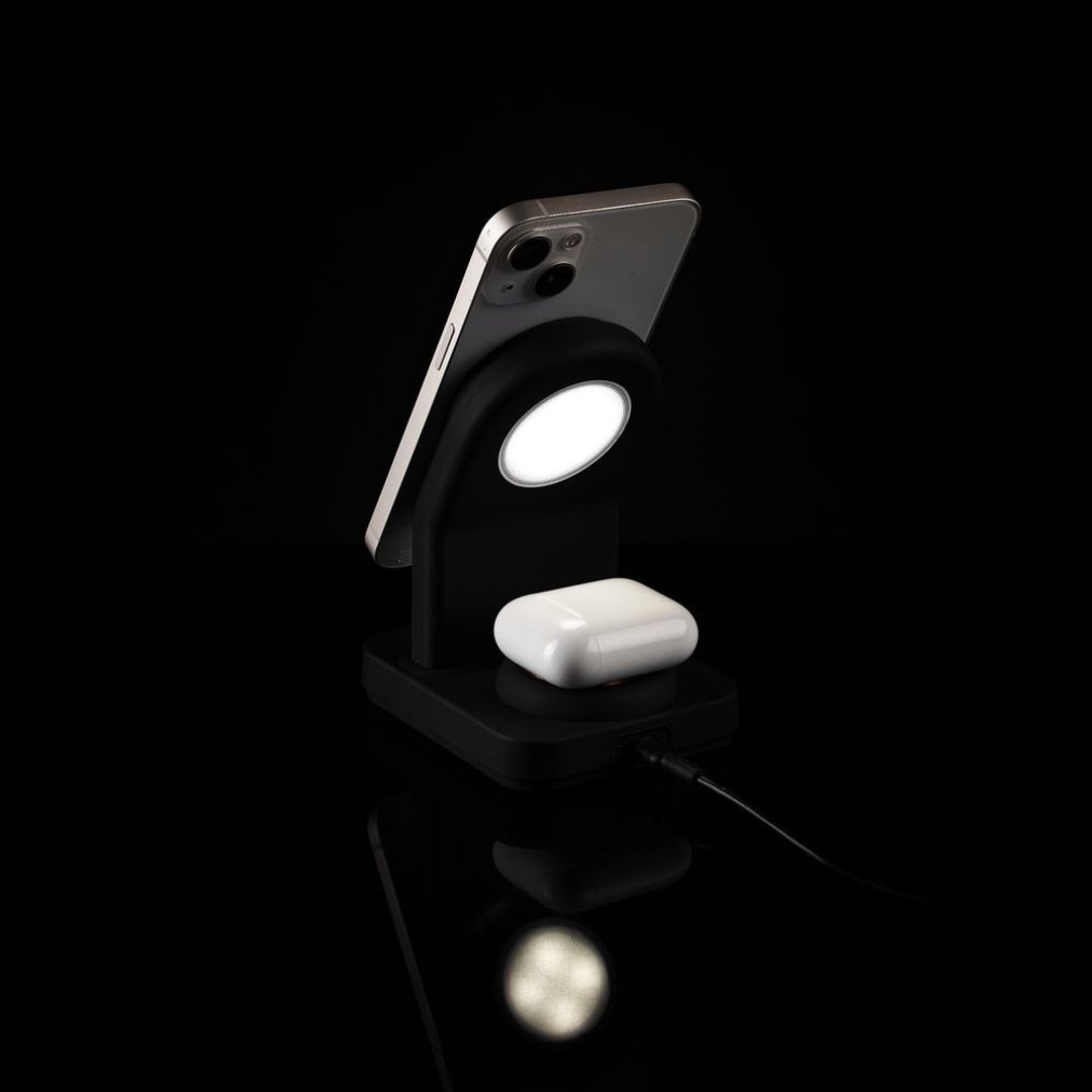 Зарядная станция с подсветкой Cooper Duo (Черная) Зарядная станция с подсветкой Cooper Duo (Черная)