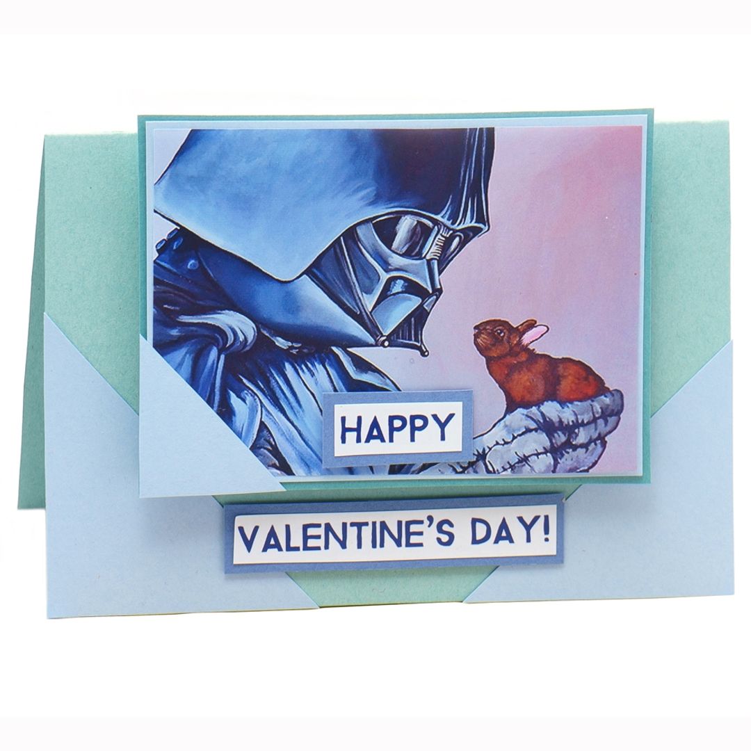 Открытка Happy Valentine's Day Дарт Вейдер