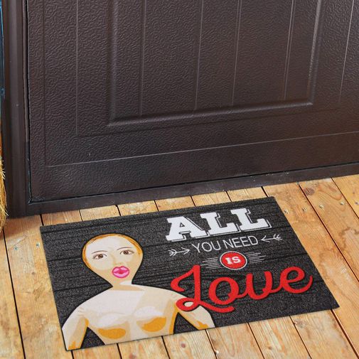 Коврик для входной двери All you need is love Коврик для входной двери All you need is love