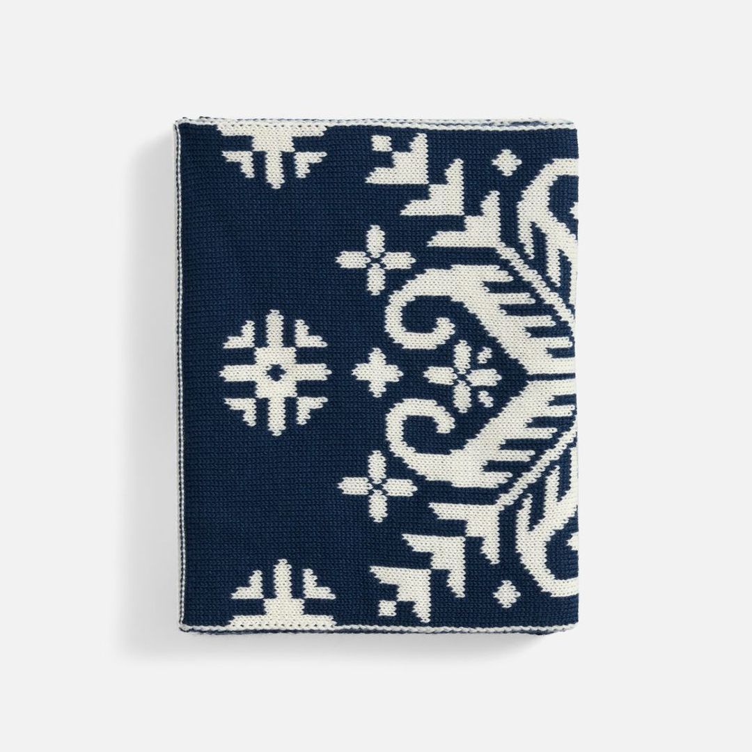 Шарф Wintertude M (синий с белым)