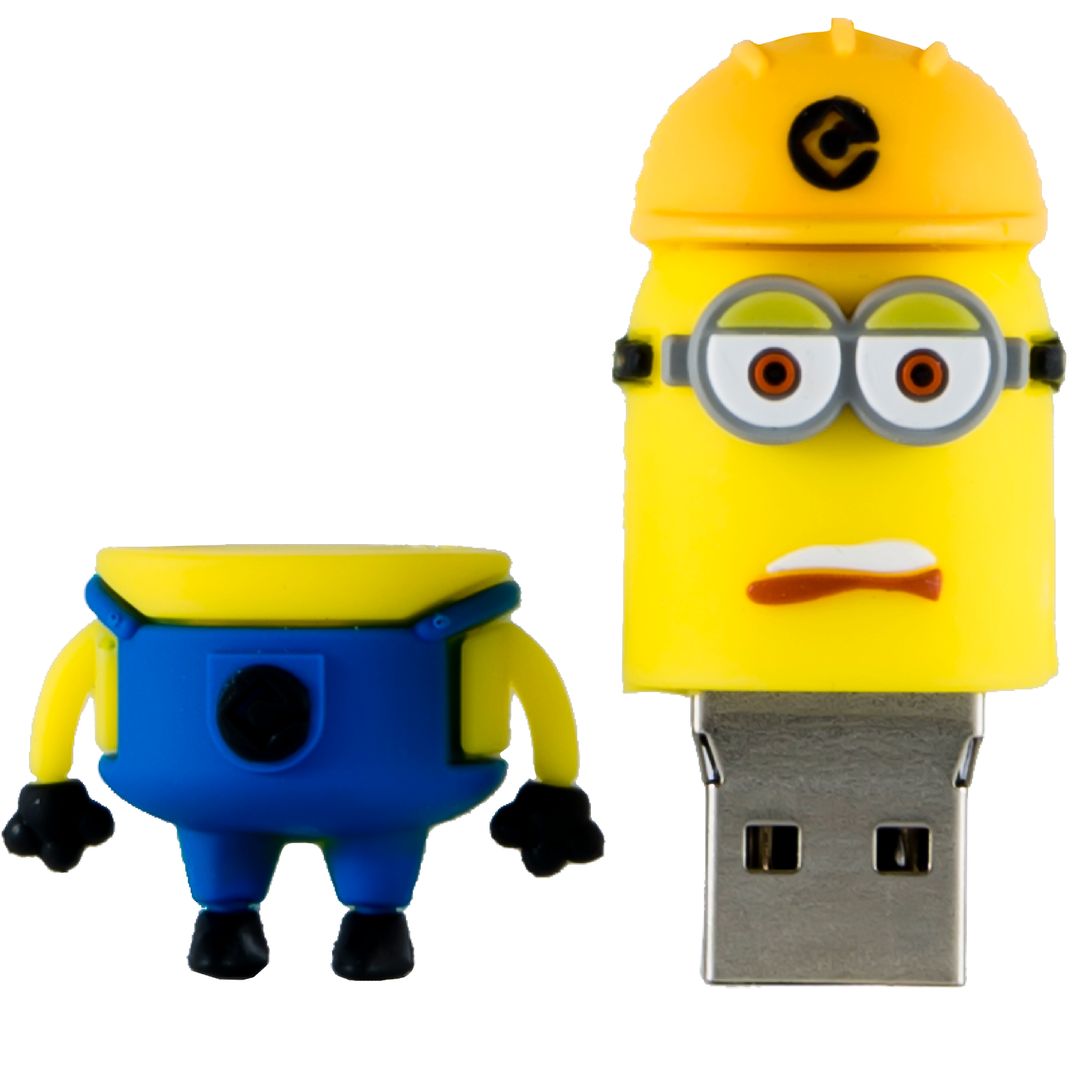 Флешка Миньон Кевин в каске 32 Гб Флешка Миньон Кевин в каске 32 Гб