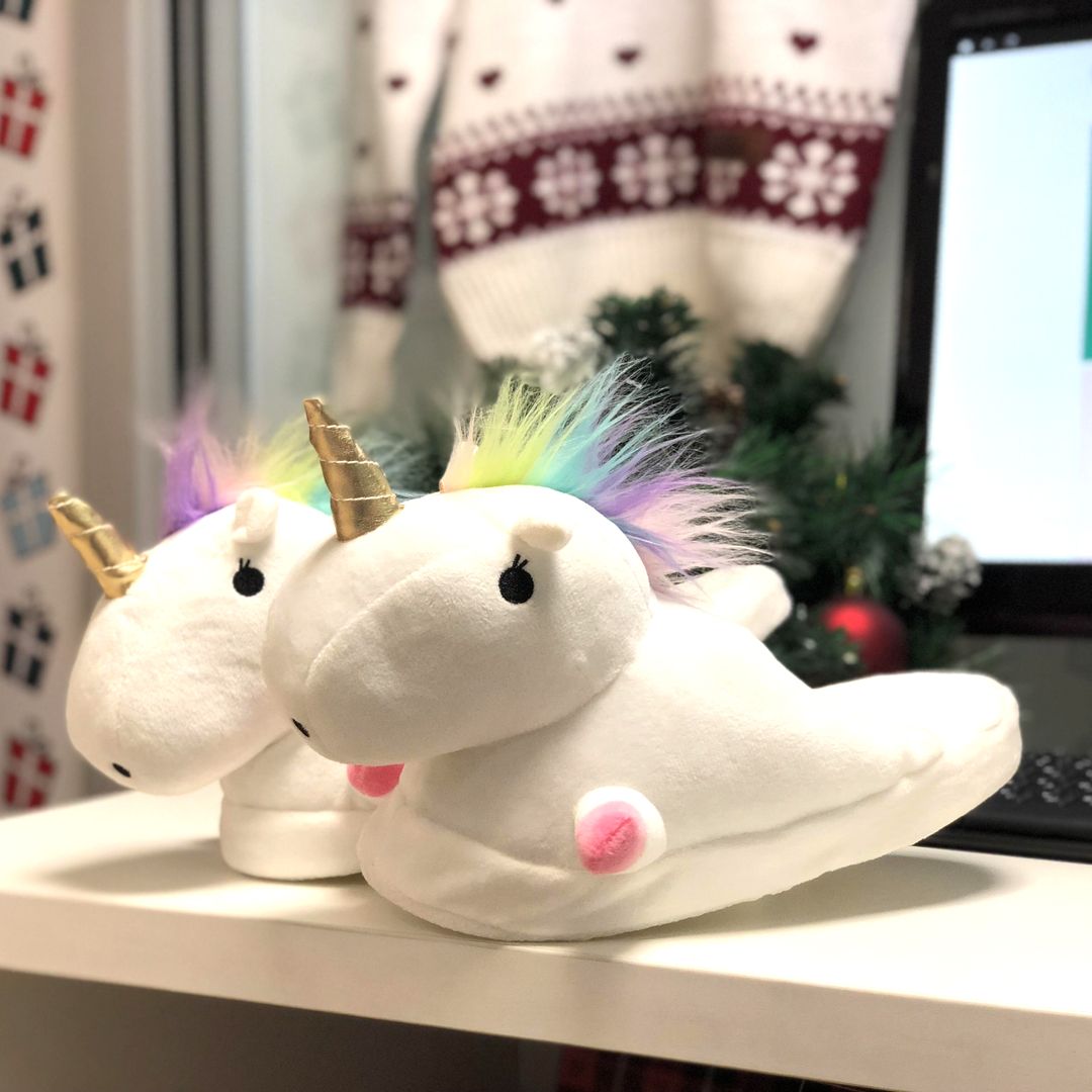 Тапочки Радужные единороги