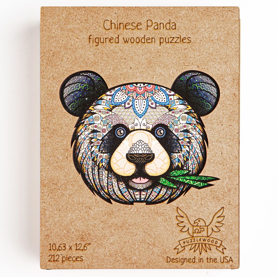 Деревянный пазл Puzzlewood Китайская панда