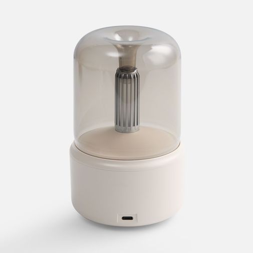 Увлажнитель-ароматизатор с подсветкой mistFlicker (молочно-белый)