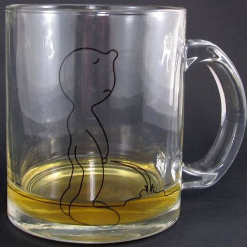 Кружка Мистер Пи С чаем на донышке