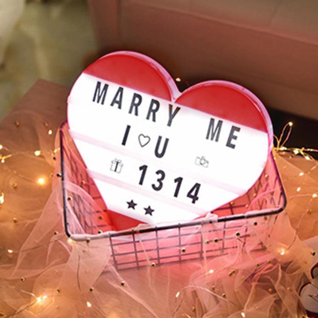 Лайтбокс со светящимися буквами Сердце Лайтбокс со светящимися буквами Сердце