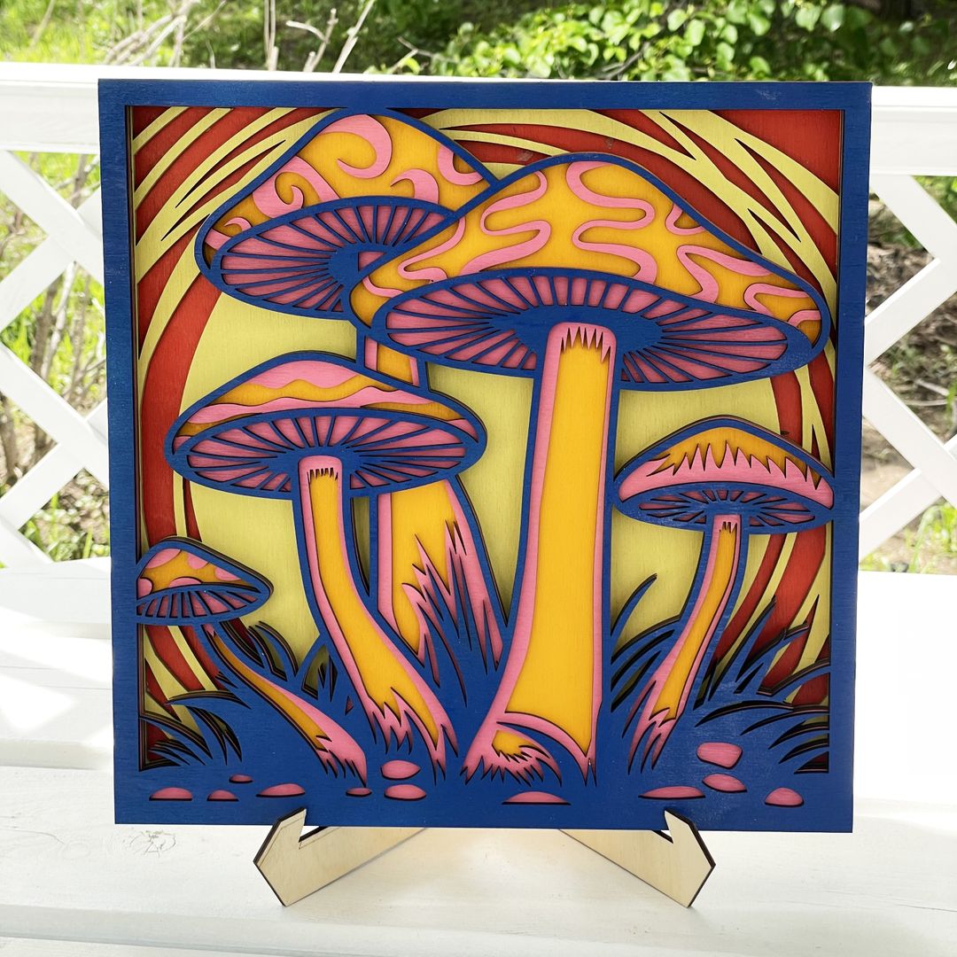 Панно Fantasy Mushrooms Панно Fantasy Mushrooms