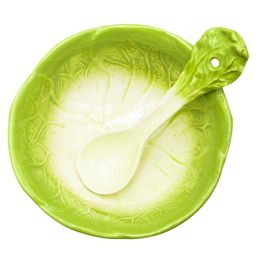 Салатница с ложкой Салат