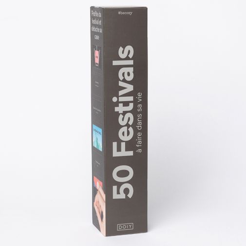 Плакат 50 фестивалей, которые нужно посетить в жизни