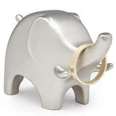 Подставка для колец Слон Anigram Elephant (Никель)
