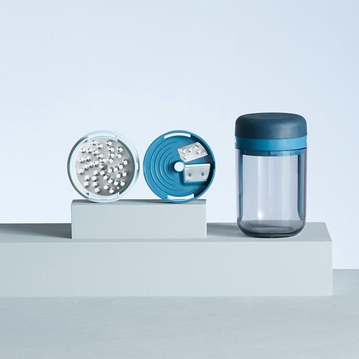 Терка спиралайзер с тремя лезвиями и контейнером для хранения Spiro