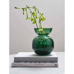 Ваза Florum, 20 см, изумрудная