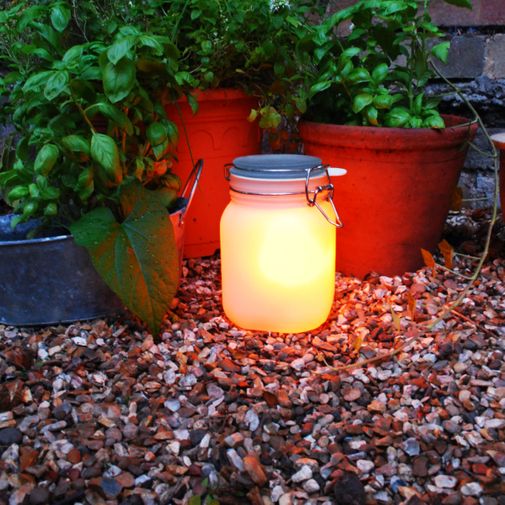 Светящаяся банка на солнечной батарее Sun Jar