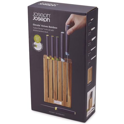 Набор ножей Elevate Knives Bamboo на подставке Набор ножей Elevate Knives Bamboo на подставке