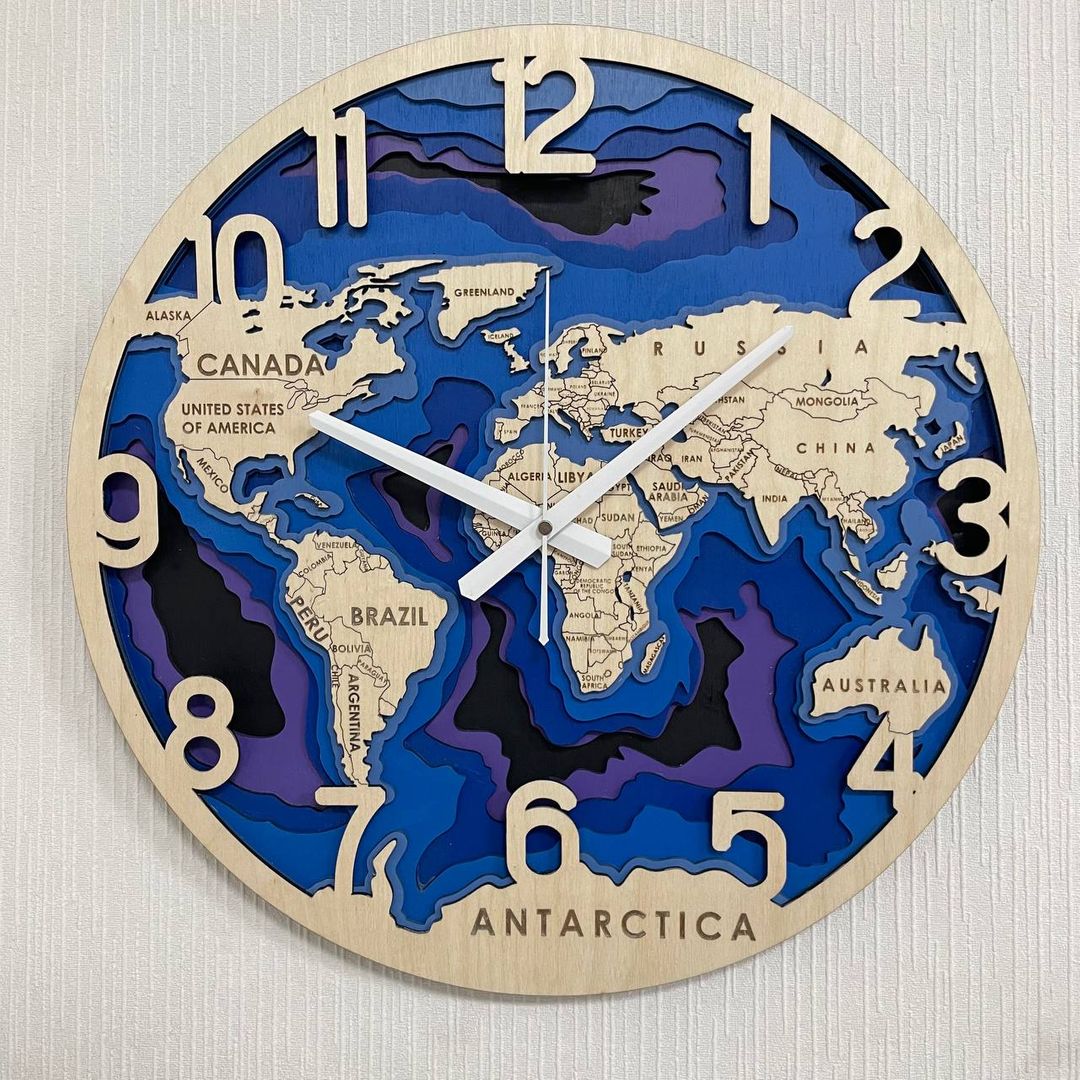 Часы World Map (45 см) Часы World Map (45 см)