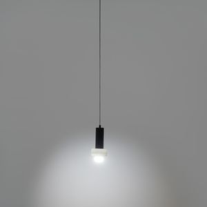 Светильник подвесной Fungus, 15х25 см, белый/черный