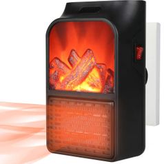 Портативный мини-обогреватель с пультом Flame Heater