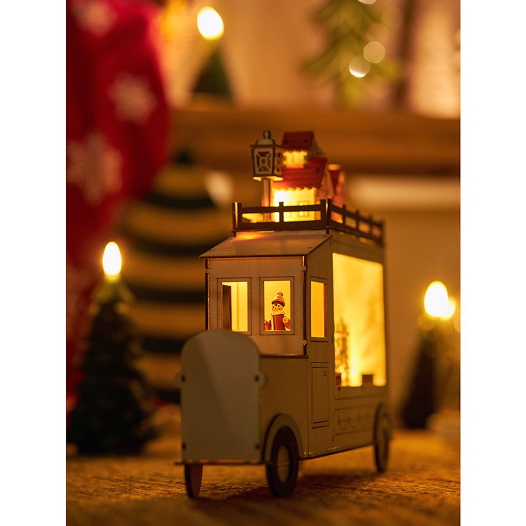 Декор новогодний с подсветкой Festive truck