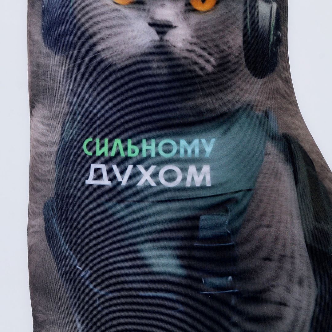 Подушка антистресс Кот сильный духом Подушка антистресс Кот сильный духом