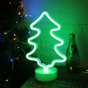 Неоновый светильник Елочка