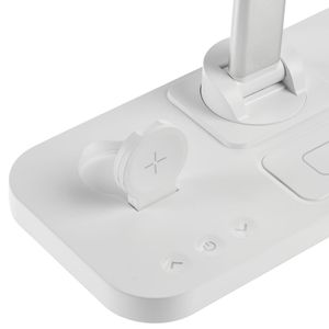Настольная лампа с беспроводной зарядкой Power Light (белый)