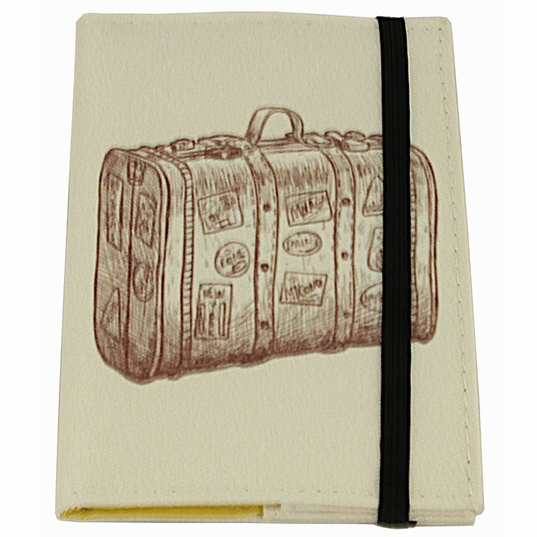 Обложка для паспорта Suitcase Фиксируется резинкой сверху Обложка для паспорта Suitcase Фиксируется резинкой сверху