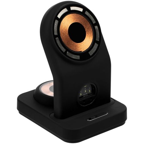 Зарядная станция с подсветкой Cooper Duo (Черная) Зарядная станция с подсветкой Cooper Duo (Черная)