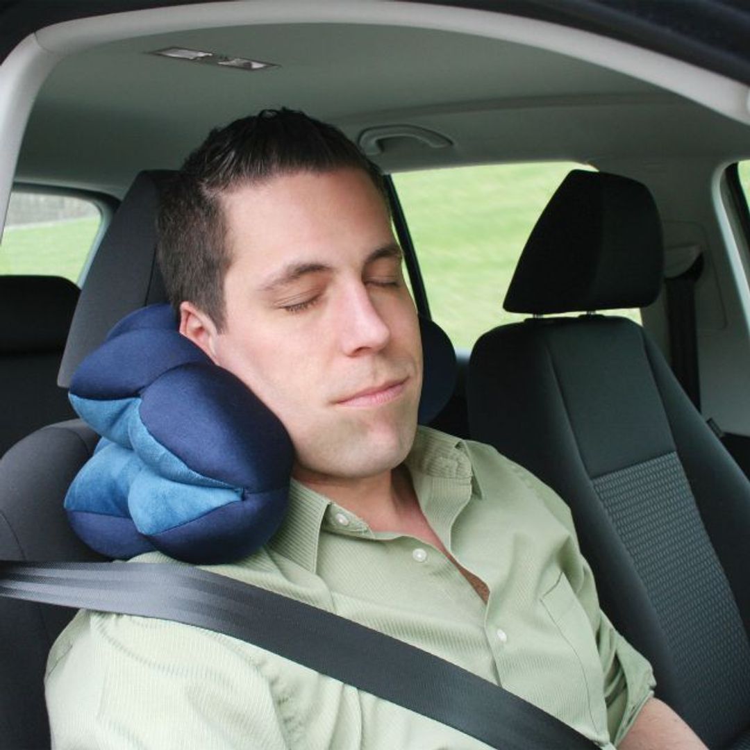 Подушка Трансформер Total Pillow (Синяя) Под шею